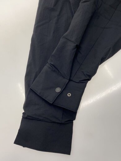 商品画像：OCTOBER MID SHIRT_オクトーバーミッドシャツ/S/ナイロン/BLK/無地 5