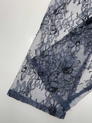 商品画像：パーティードレス/長袖ワンピース/FREE/ポリエステル/BLU/花柄/100305 5