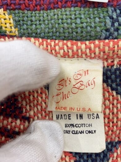 商品画像：USED/ネイティブガウン/USA製/コンチョボタン/コート/RED/総柄 3