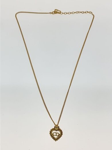 商品画像：ハート/ヴィンテーイ/CDロゴ/ネックレス/--/GLD/トップ有/レディース 2
