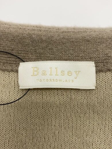 商品画像：ダブルフェイスフォックス Vネックカーディガン/S/ウール/BEG/無地/11-02-34-02204 3