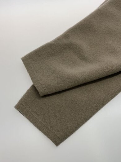 商品画像：ダブルフェイスフォックス Vネックカーディガン/S/ウール/BEG/無地/11-02-34-02204 6