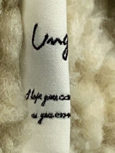 商品画像：フェイクムートンボアブルゾン/M/ポリエステル/BLK/無地/112250209501-01 3