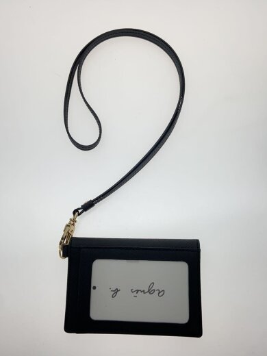 商品画像：ストラップ付き/カードケース/レザー/BLK/レディース/agnes b. EW13B-13 2