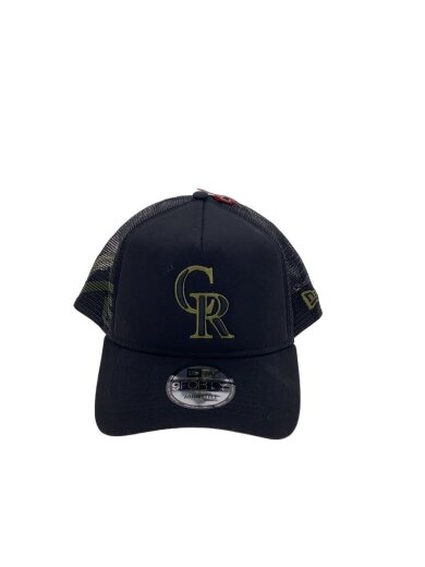 商品画像：メッシュキャップ/--/BLK/無地/メンズ 1