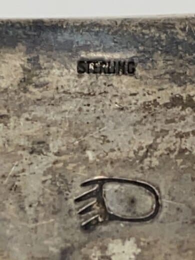 商品画像：バックル/sterling刻印/ベルト/SV925/SLV/メンズ 3