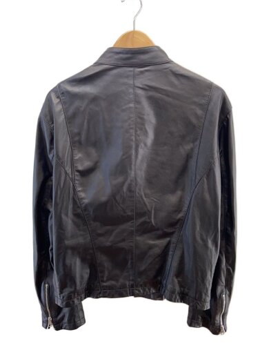 商品画像：ALFIO/内メッシュ/レザージャケット・ブルゾン/48/羊革/BLK/無地 2