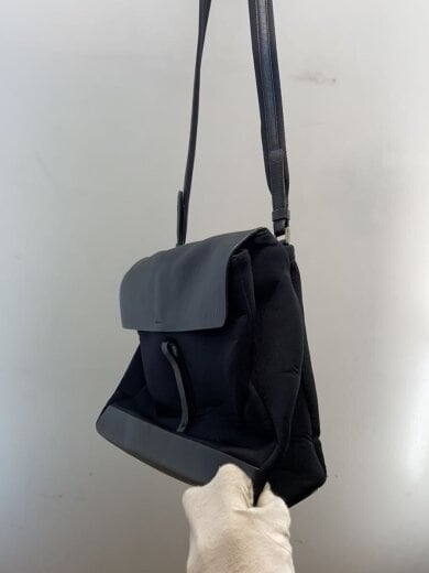 商品画像：ショルダーバッグ/--/BLK/無地/ワンショルダー/異素材/ 2