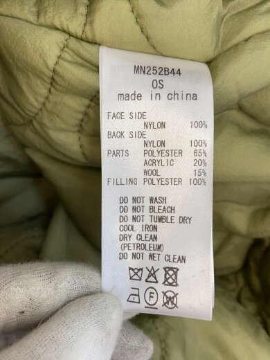 商品画像：ベスト/FREE/ナイロン/KHK/無地/mn252b44 4