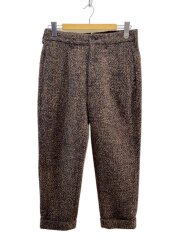 23aw/andover pant/wool tweed boucle/ボトム/S/ポリエステル/BRW