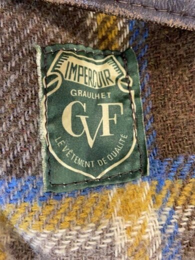 商品画像：70s/GVF IMPERCUIRGVF社/French/使用感有/コート/レザー/BRW 3