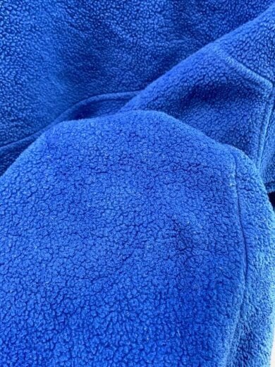 商品画像：フリースジャケット/S/ポリエステル/BLU/10464 7