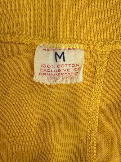 商品画像：50s/スウェットパンツ/ボトム/M/コットン/YLW 3