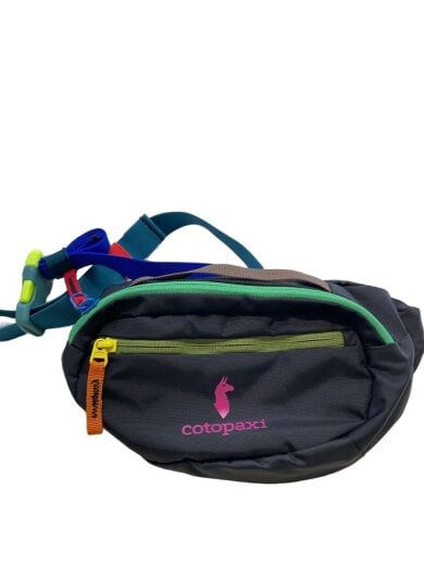 商品画像：コンパクトウエストポーチ/ウエストバッグ/ナイロン/BLK 1