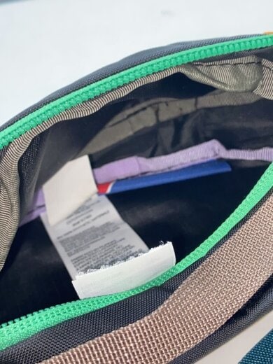 商品画像：コンパクトウエストポーチ/ウエストバッグ/ナイロン/BLK 6