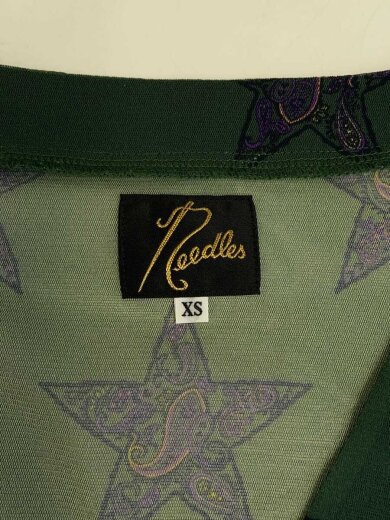 商品画像：シースルーカーディガン/長袖シャツ/XS/ポリエステル/GRN/総柄/pu298 3