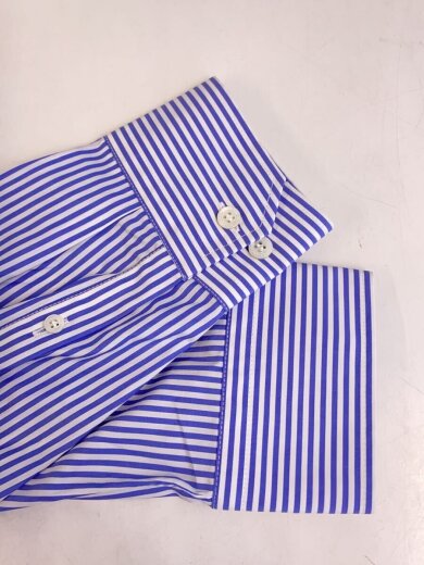 商品画像：長袖ブラウス/34/コットン/BLU/ストライプ/UP57 2018 00484 6