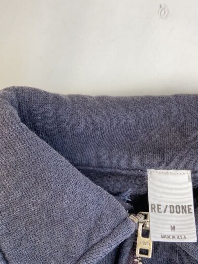 商品画像：ハーフジップ/スウェット/M/コットン/BLK/無地 6