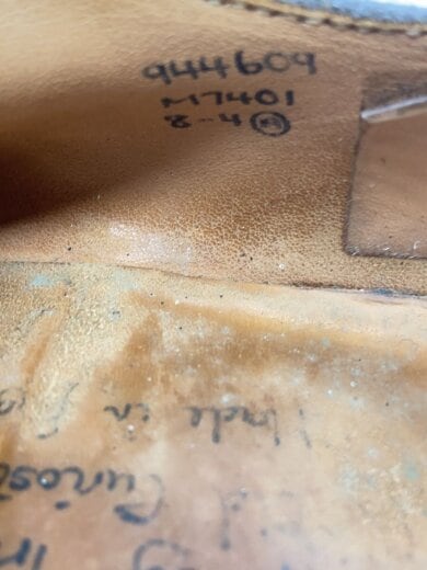 商品画像：オックスフォードシューズ/ソール減り有/ドレスシューズ/--/GRY/スウェード/M7401 5