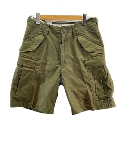 商品画像：ショートパンツ/S/コットン/KHK/無地/8405-782-2951/IDEALジップ/M-65 1