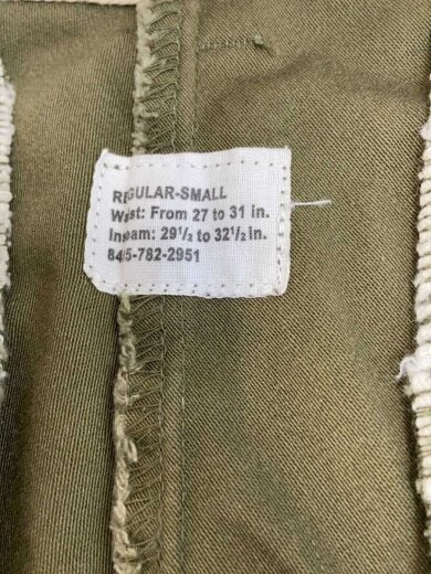 商品画像：ショートパンツ/S/コットン/KHK/無地/8405-782-2951/IDEALジップ/M-65 4