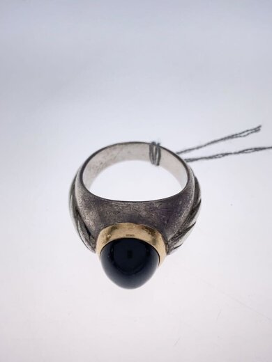 商品画像：リング/SV925/18号/SLV/メンズ/オニキス/ツイスト/bezel/14K/1989FM/// 3