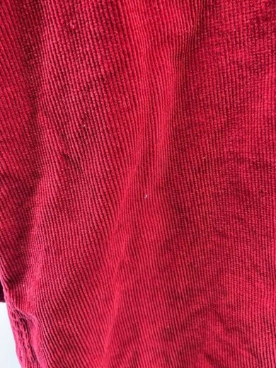 商品画像：90s/BLAIRE/コーズ/長袖シャツ/L/コーデュロイ/RED 5