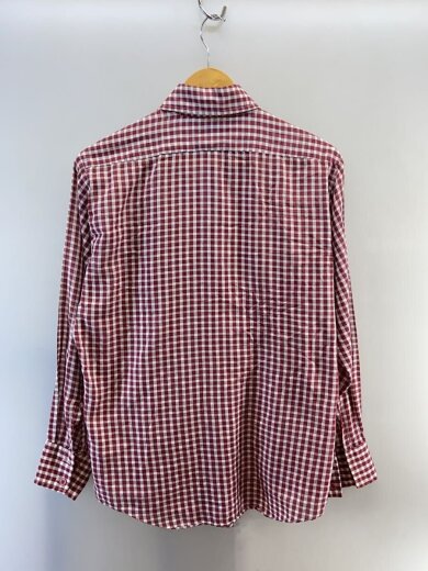 商品画像：70S/長袖シャツ/M/コットン/RED/チェック 2