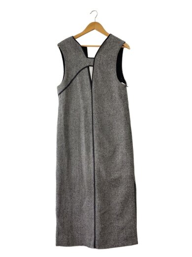 商品画像：24AW/2WAYツイードジャンパースカート/FREE/アクリル/BLK/無地/GAE-54540 1