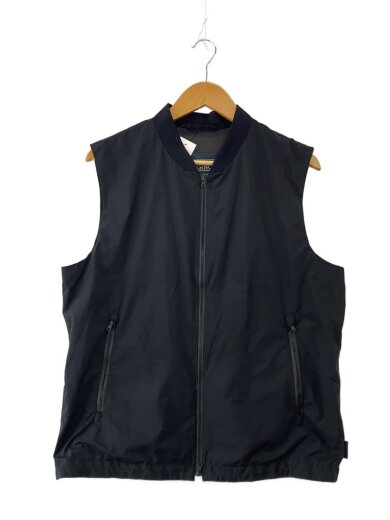 商品画像：ナイロンベスト/50/ポリエステル/BLK/無地/23401-22088-1 1