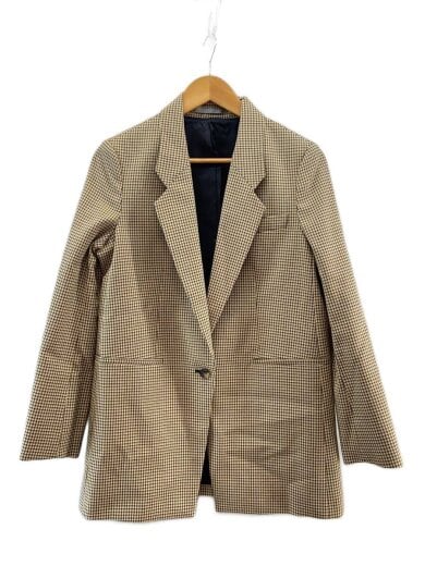 商品画像：テーラードジャケット/38/ウール/CML/チェック/03-4304120-990-038// 1