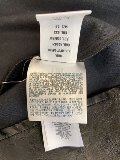 商品画像：ジャケット/46/レーヨン/BLK/無地/A20021// 4