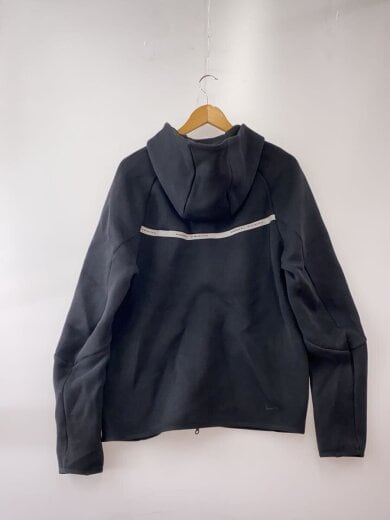 商品画像：ジップパーカー/L/コットン/BLK/無地/im6538-010// 2