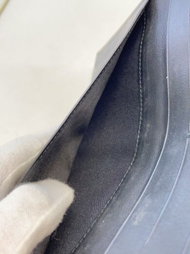 商品画像：使用感考慮/長財布/レザー/BLK/無地/メンズ/L19 5