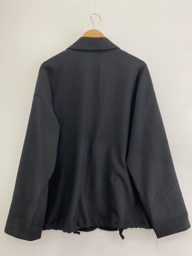 商品画像：DOUBLE CLOTH SPINDLE JKT/ポリエステル/BLK/無地/mnn-jk-072// 2