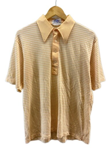 商品画像：70s/珍品/vintage/ポロシャツ/L/コットン/PNK/ボーダー// 1