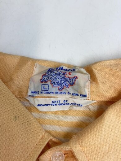 商品画像：70s/珍品/vintage/ポロシャツ/L/コットン/PNK/ボーダー// 3