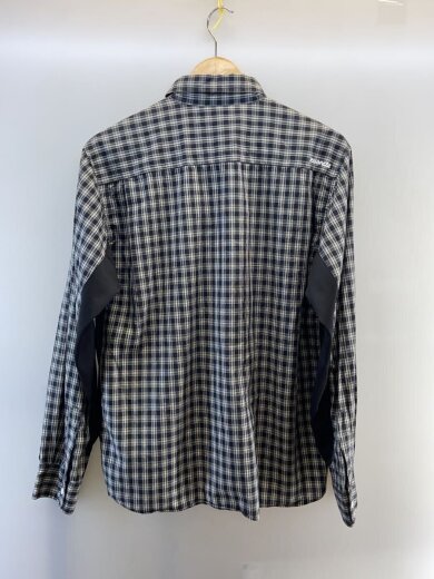商品画像：00s/裏原/サイドシアー/長袖シャツ/M/--/BLK/チェック 2