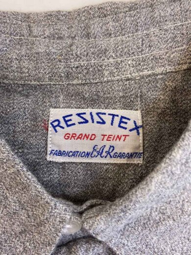 商品画像：40s/ロング丈/resistex/長袖シャツ/--/コットン/GRY/無地// 3