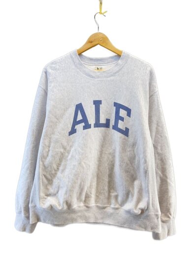 商品画像：ALE/スウェット/2/コットン/GRY/無地/bROOTS24F26-PBS// 1