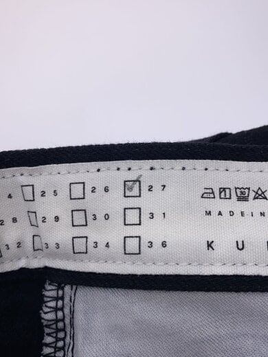 商品画像：KURODENIM/ボトム/27/コットン/BLK/無地// 5