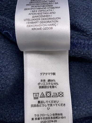 商品画像：前V/フェード/スウェット/L/コットン/NVY/無地 4