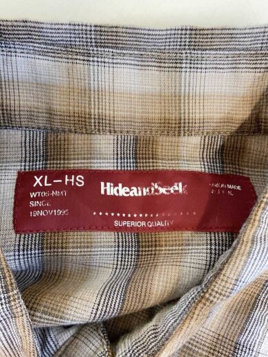 商品画像：長袖シャツ/XL/コットン/BRW/オンブレCK 3