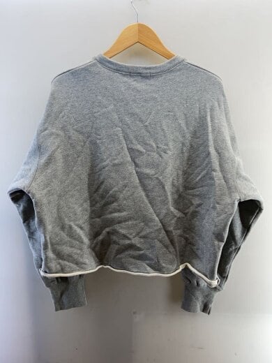 商品画像：Vネックプルオーバー/スウェット/コットン/GRY/25-070-912-6000-1-0 2