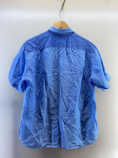 商品画像：AD2021/キュプラストライプMIX S/S Shirt/半袖シャツ/M/BLU/ストライプ/HI-B017 2