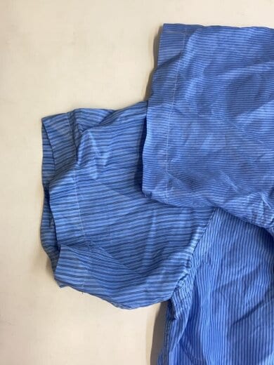 商品画像：AD2021/キュプラストライプMIX S/S Shirt/半袖シャツ/M/BLU/ストライプ/HI-B017 5