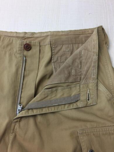 画像：uniform experimentボトム/カーゴパンツ/1/S相当/コットン/カーキ/無地5