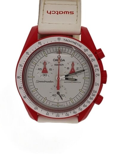 商品画像：OMEGA×SWATCH_ムーンスウォッチ_ミッショントゥザマーズ_QZ_CE/ナイロン_42mm/アナログ 1