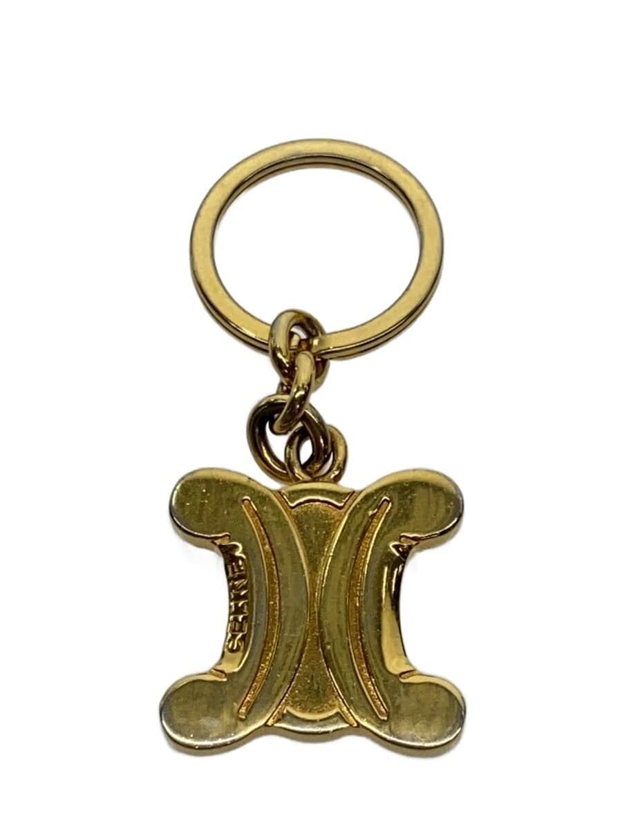 CELINE / キーホルダー/--/GLD/無地/レディース/トリオンフ