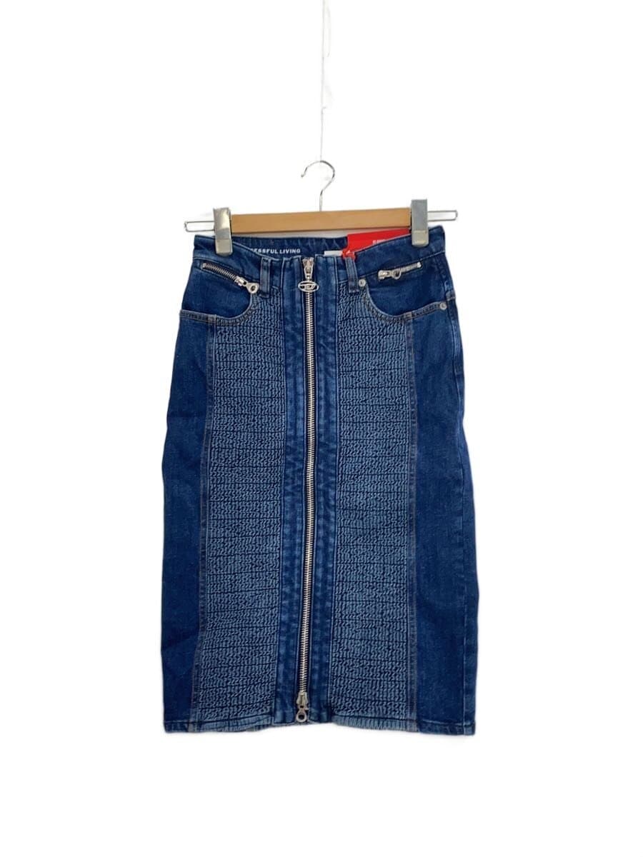 DIESEL / ロングスカート/27/コットン/BLU/A05573